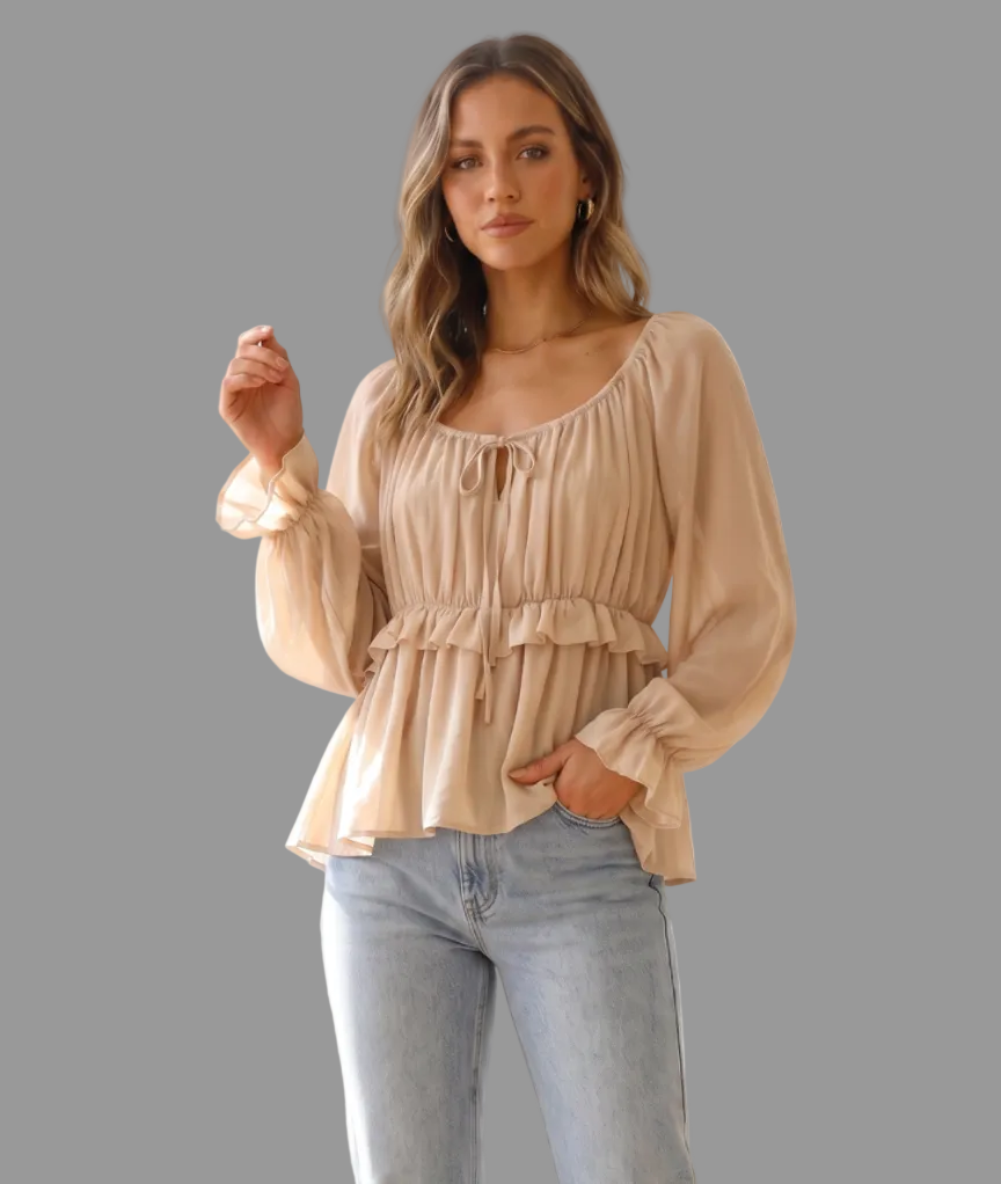 Blusa romántica Boho Chic